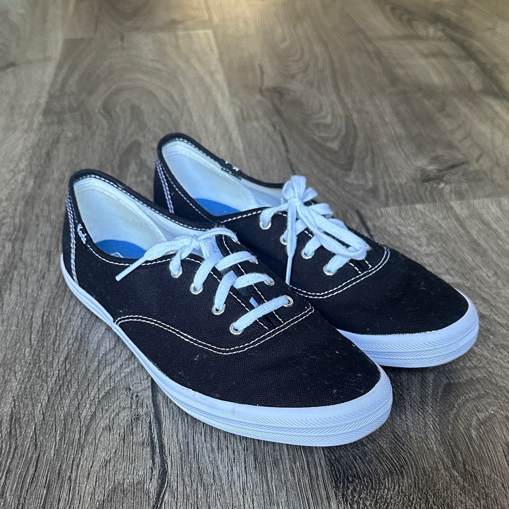 Keds Black Sneakers with White Accents